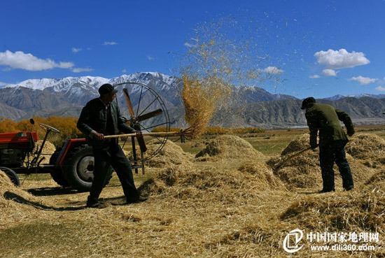 纯净的塔吉克村落——塔合曼冰球突破帕米尔山脚下美丽(图4)